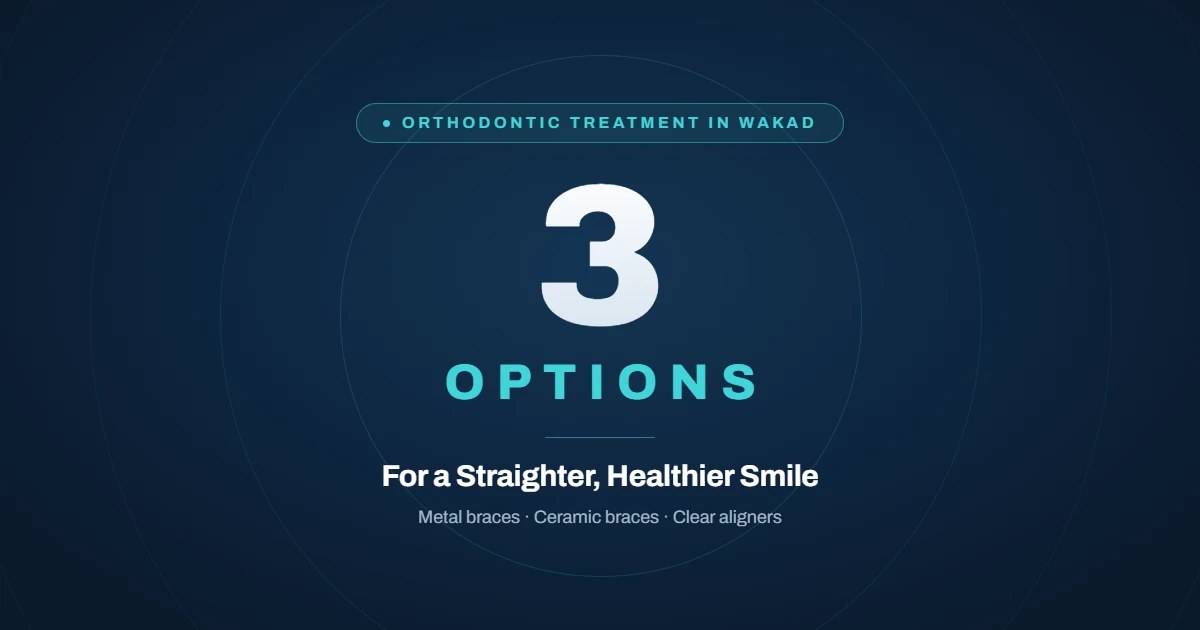 Orthodontic treatment in Wakad: metal braces, ceramic braces and clear aligners at Dr. Tanwani's Braces & Dental Clinic